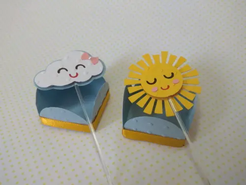 Forminha + topper - Sunshine solzinho