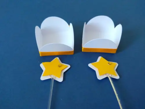 Forminha + topper - Estrela