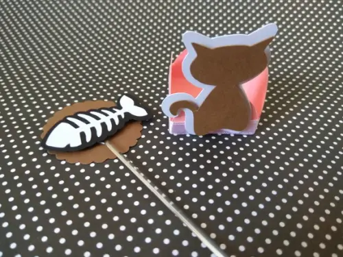 Forminha + topper - gato 2
