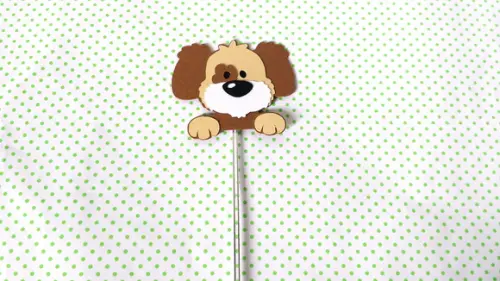 Topper para docinhos - Cachorro