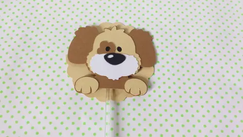 Topper cupcake - Cachorro 2