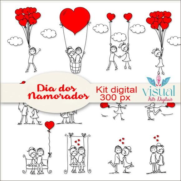 KIT DIGITAL DIA DOS NAMORADOS