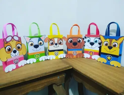 Arquivo de Corte Sacolinhas Patrulha Canina