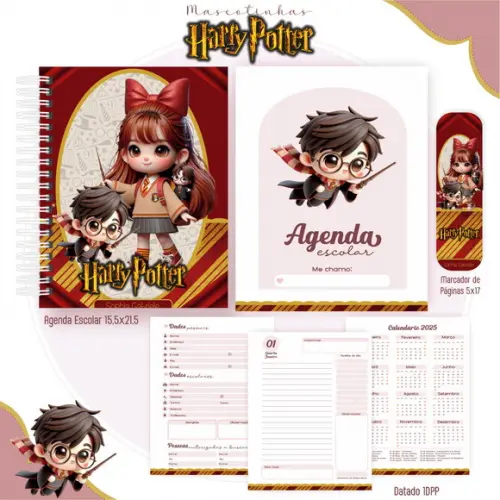 Encadernação Harry Potter ( Arquivo Digital)