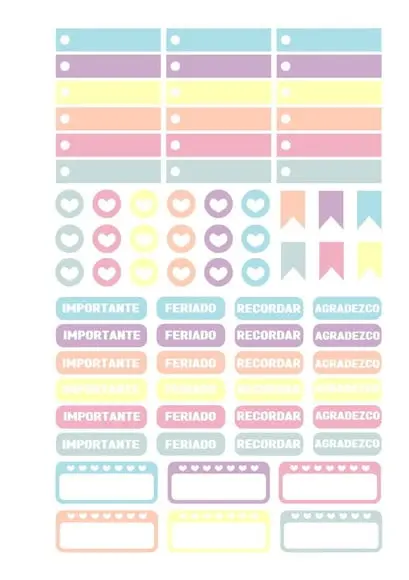 STiCKERS PARA AGENDA