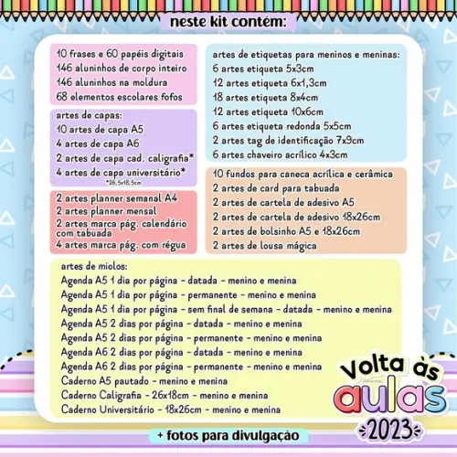 Kit Digital Volta as Aulas 2023