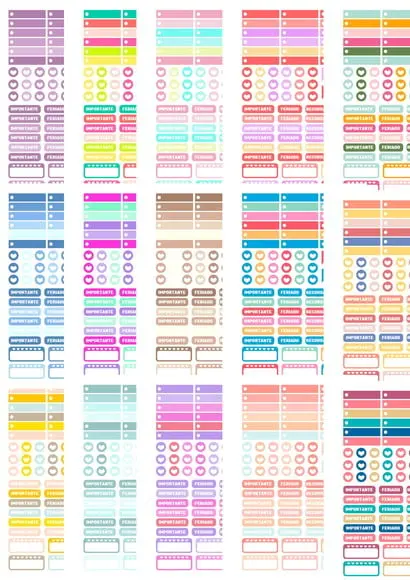 STiCKERS PARA AGENDA