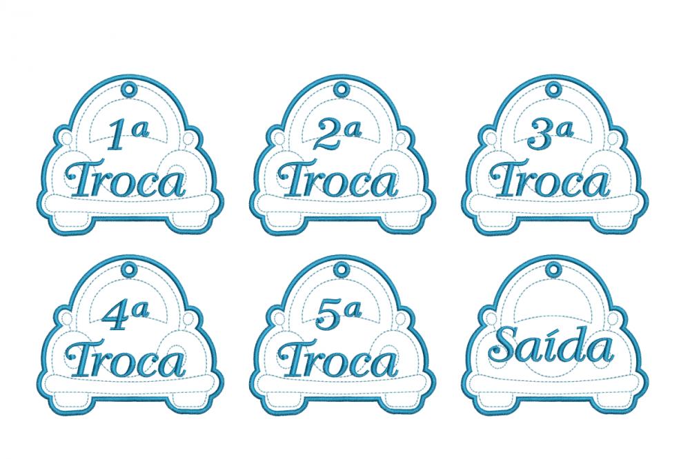 Matrizes de Bordados – Chaveiros de Troca