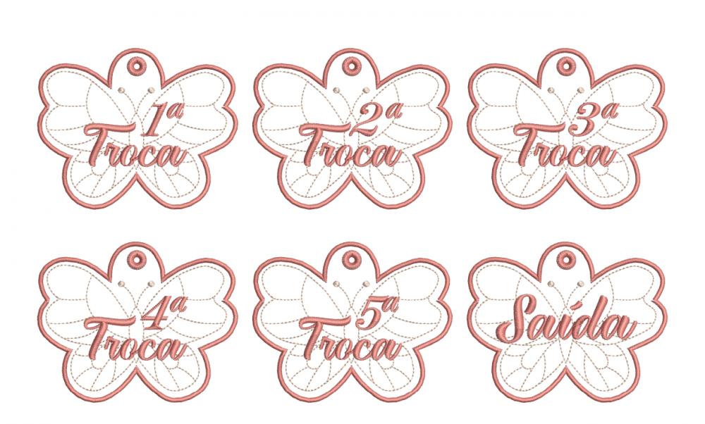 Matrizes de Bordados – Chaveiros de Troca