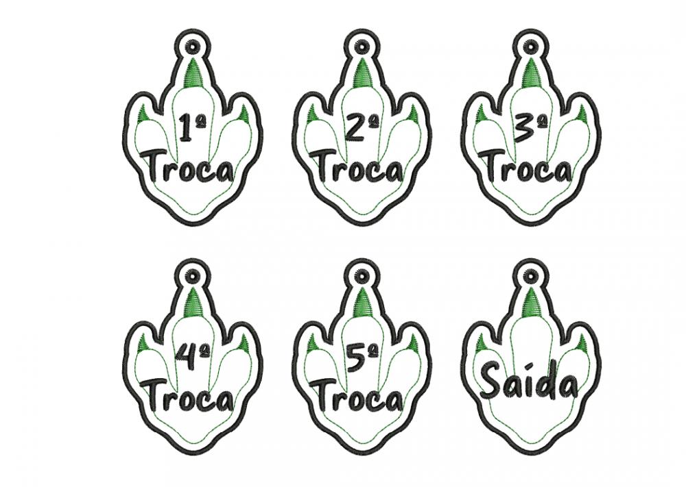 Matrizes de Bordados – Chaveiros de Troca