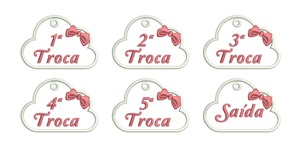 Matrizes de Bordados – Chaveiros de Troca