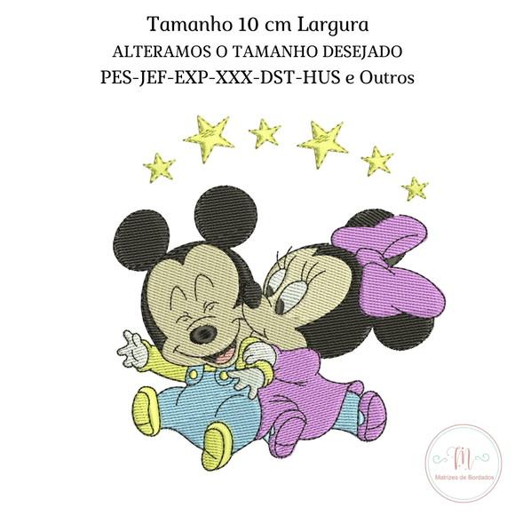 Matriz Bordado Mickey e Minnie Baby