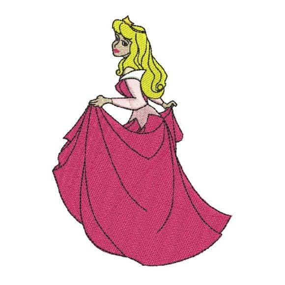 Matriz Bordado Princesa - A Bela Adormecida 02