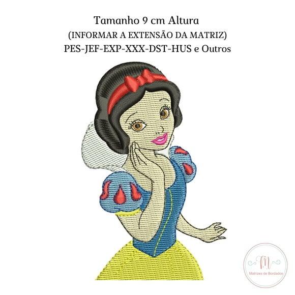 Matriz Bordado Princesa - Branca de Neve