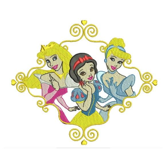 Matriz Bordado Princesas Disney