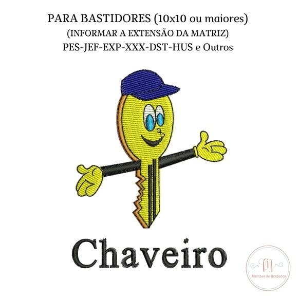 Matriz Bordado Profissão Chaveiro