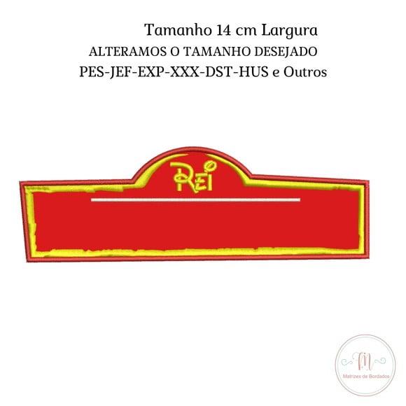 Matriz Bordado Tag Rei Leão