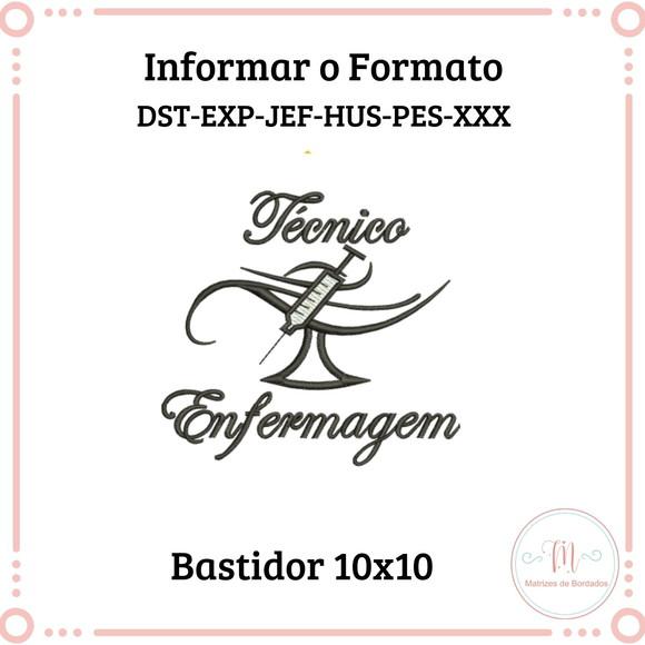 Matriz Bordado Técnico em Enfermagem