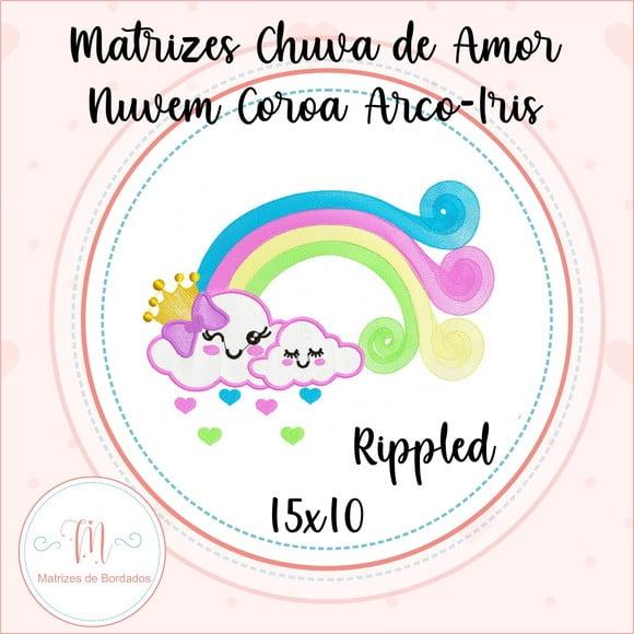 Matriz de Bordado - Chuva de Amor Rippled