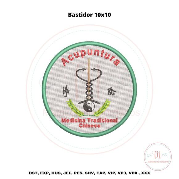 Matriz de Bordado Acupuntura Medicina Tradicional Chinesa