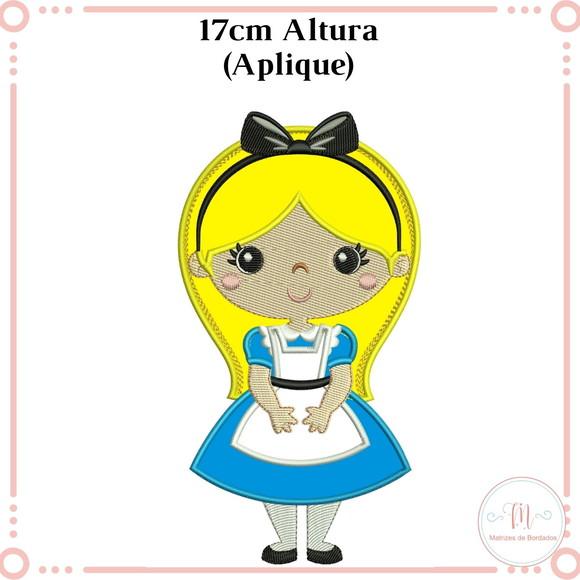 Matriz de Bordado Alice (Aplique)