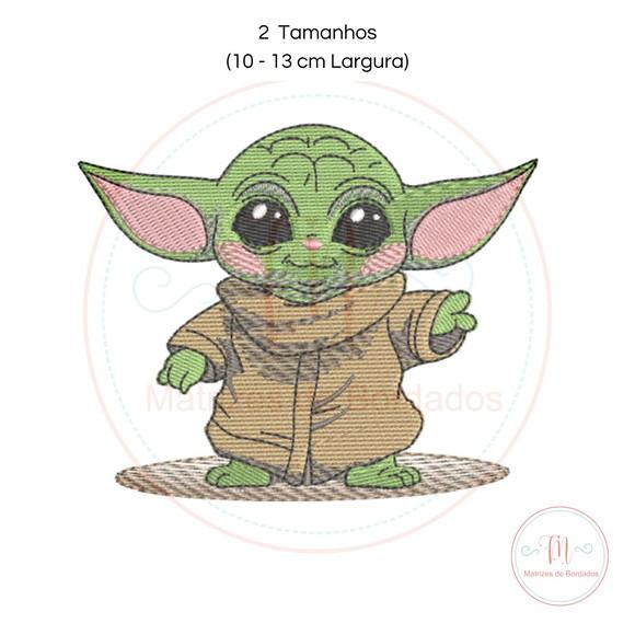 Matriz de Bordado Baby Yoda Star Wars