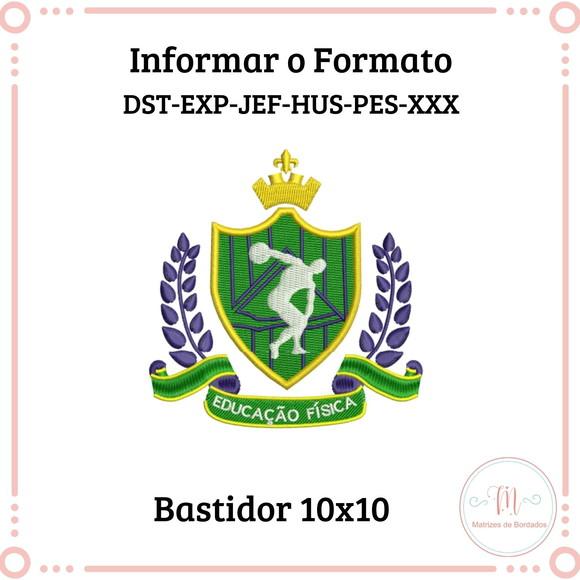 Matriz de Bordado Brasão Educação Física