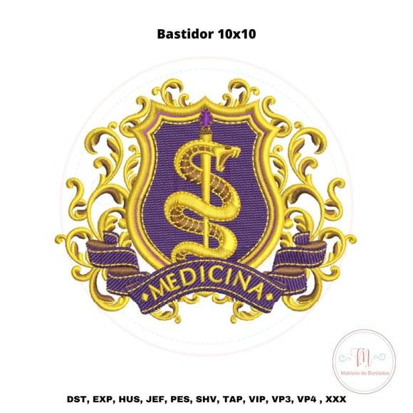 Matriz de Bordado Brasão Medicina