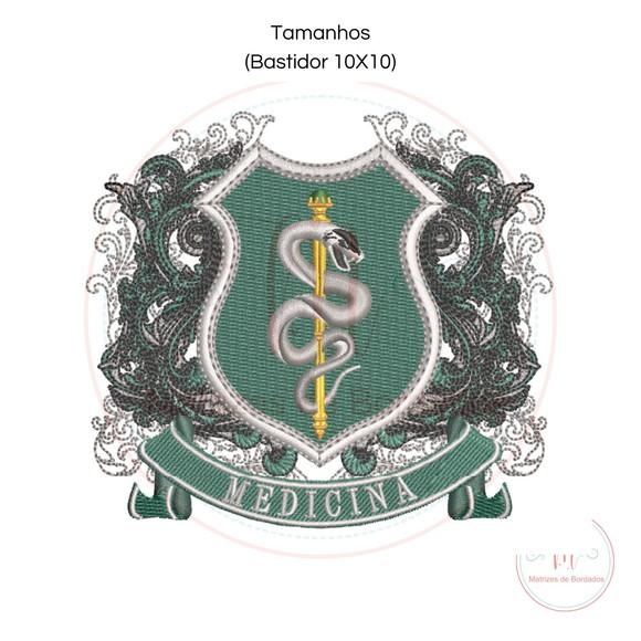 Matriz de Bordado Brasão Medicina
