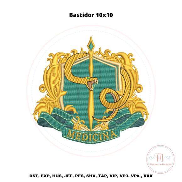 Matriz de Bordado Brasão Medicina