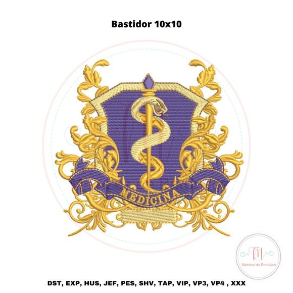 Matriz de Bordado Brasão Medicina