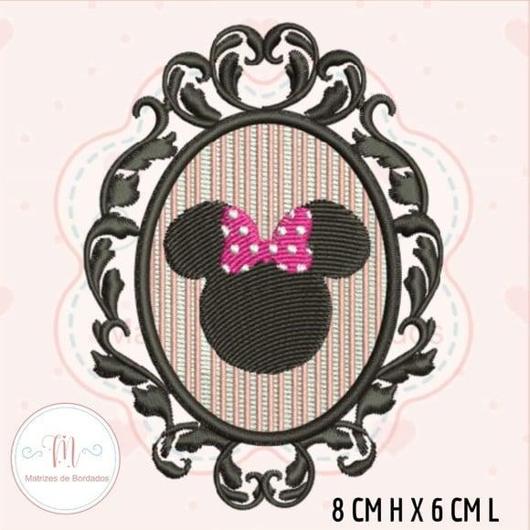 Matriz de Bordado Brasão Minnie