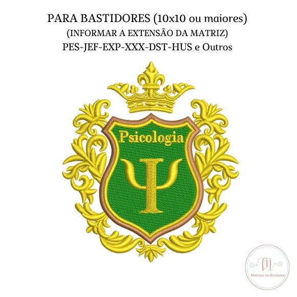 Matriz de Bordado Brasão Psicologia