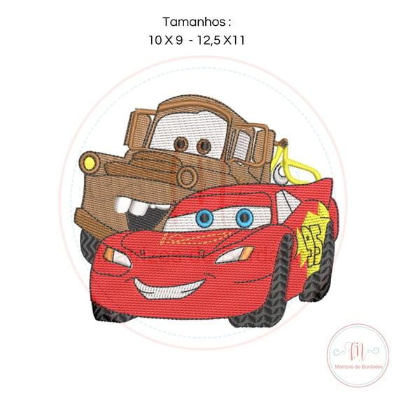 Matriz de Bordado Carros Mcqueen e Mate