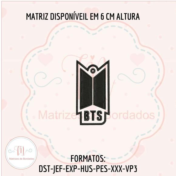 Matriz de Bordado Chaveiro BTS