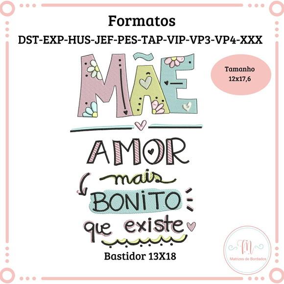 Matriz de Bordado Dia das Mães