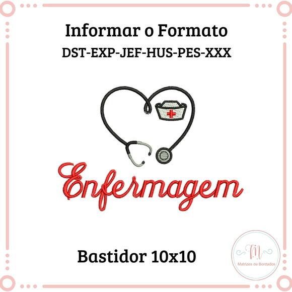 Matriz de Bordado Enfermagem
