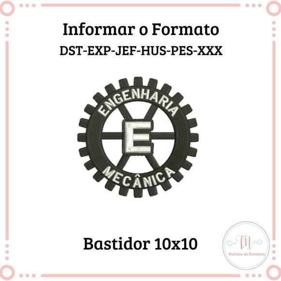 Matriz de Bordado Engenharia Mecânica