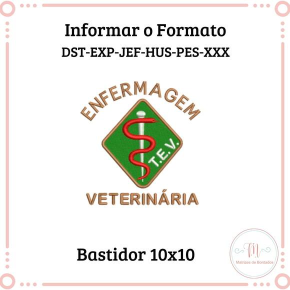Matriz de Bordado Enfermagem Veterinária
