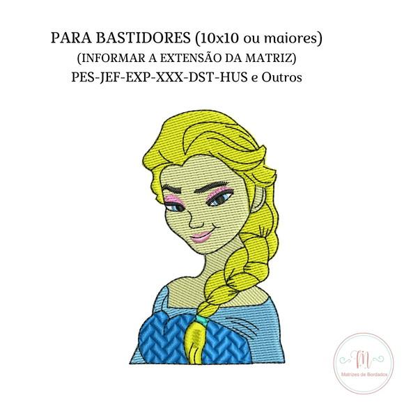 Matriz de Bordado Elza(Frozen)