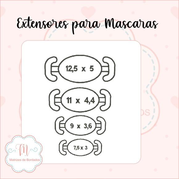 Matriz de Bordado Extensores para Máscaras (Aplicado)