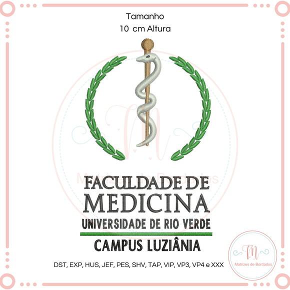 Matriz de Bordado Faculdade Medicina Unirv (campus Luziânia)