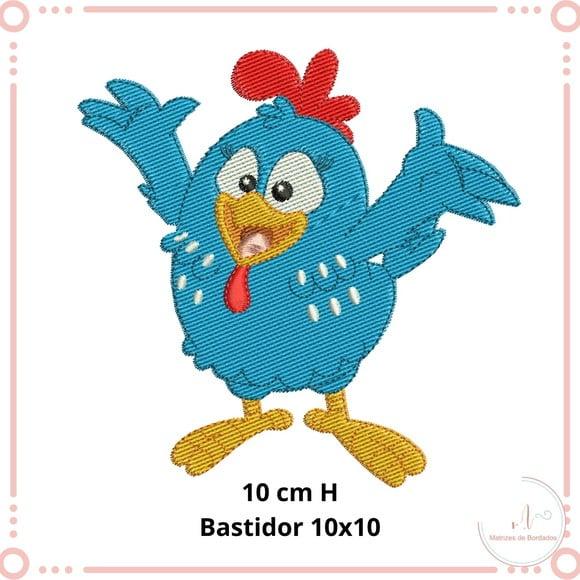 Matriz de Bordado Galinha Pintadinha