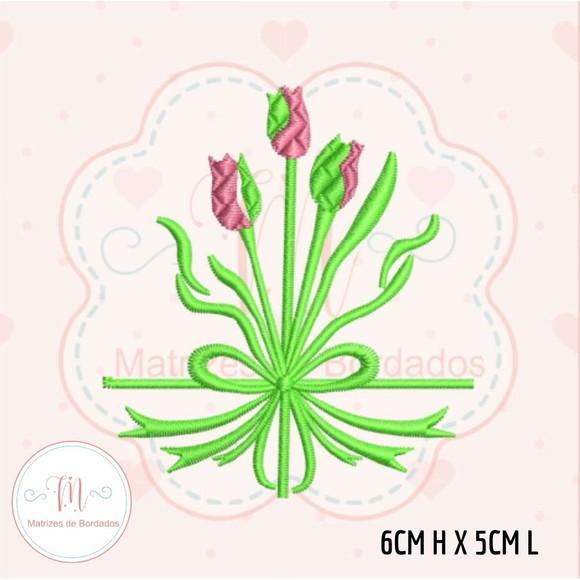 Matriz de Bordado Floral 5