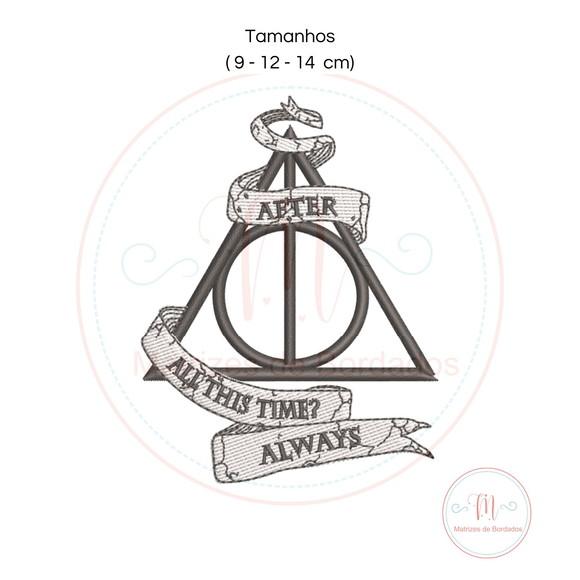 Matriz de Bordado Harry Potter e as Relíquias da Morte