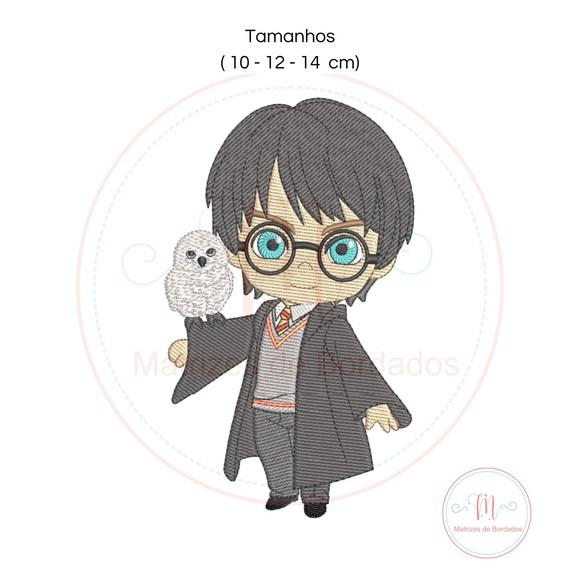 Matriz de Bordado Harry Potter e Coruja Edwiges