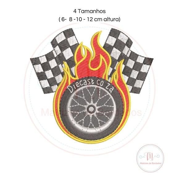Matriz de Bordado Hot Wheels Roda