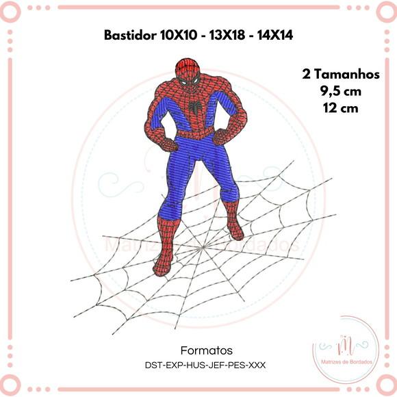 Matriz de Bordado Homem-aranha
