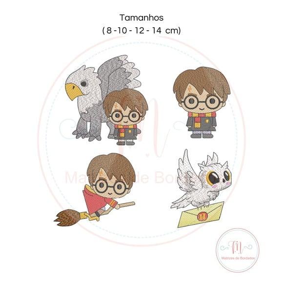 Matriz de Bordado Kit Harry Potter