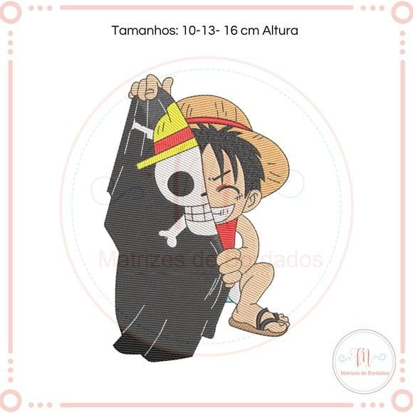 Matriz de Bordado Luffy One Piece